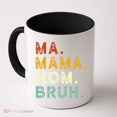 Ma Mama Mom Bruh Vintage Retro Coffee Mug