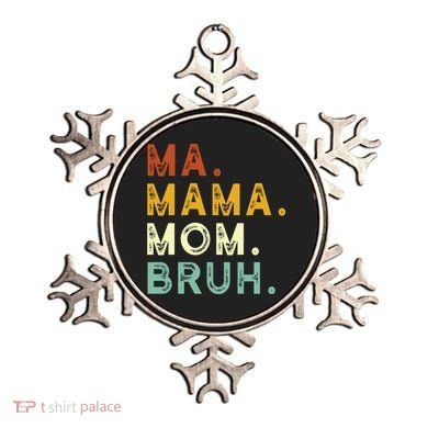 Ma Mama Mom Bruh Vintage Retro Ornament