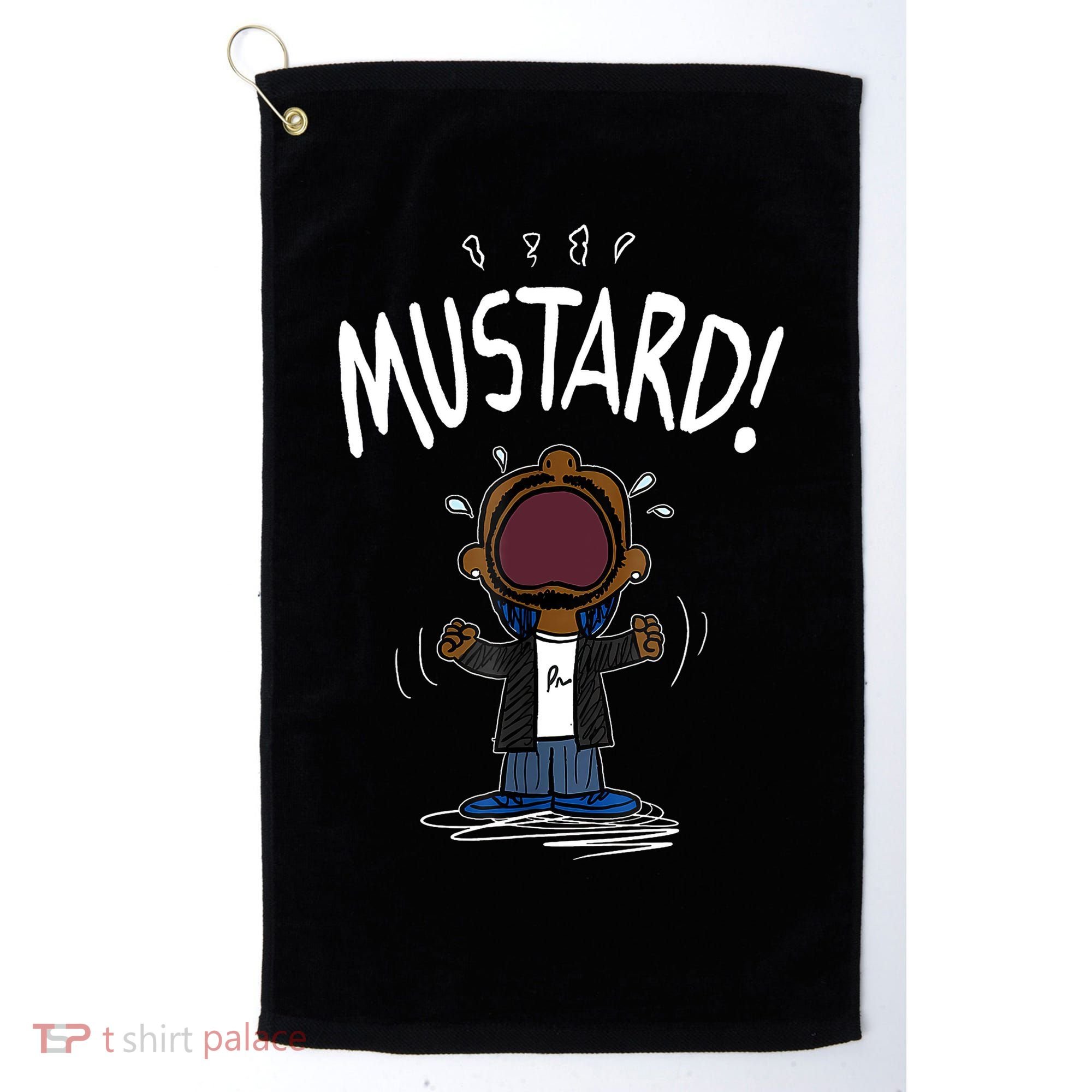 Mustard Meme Golf Towel