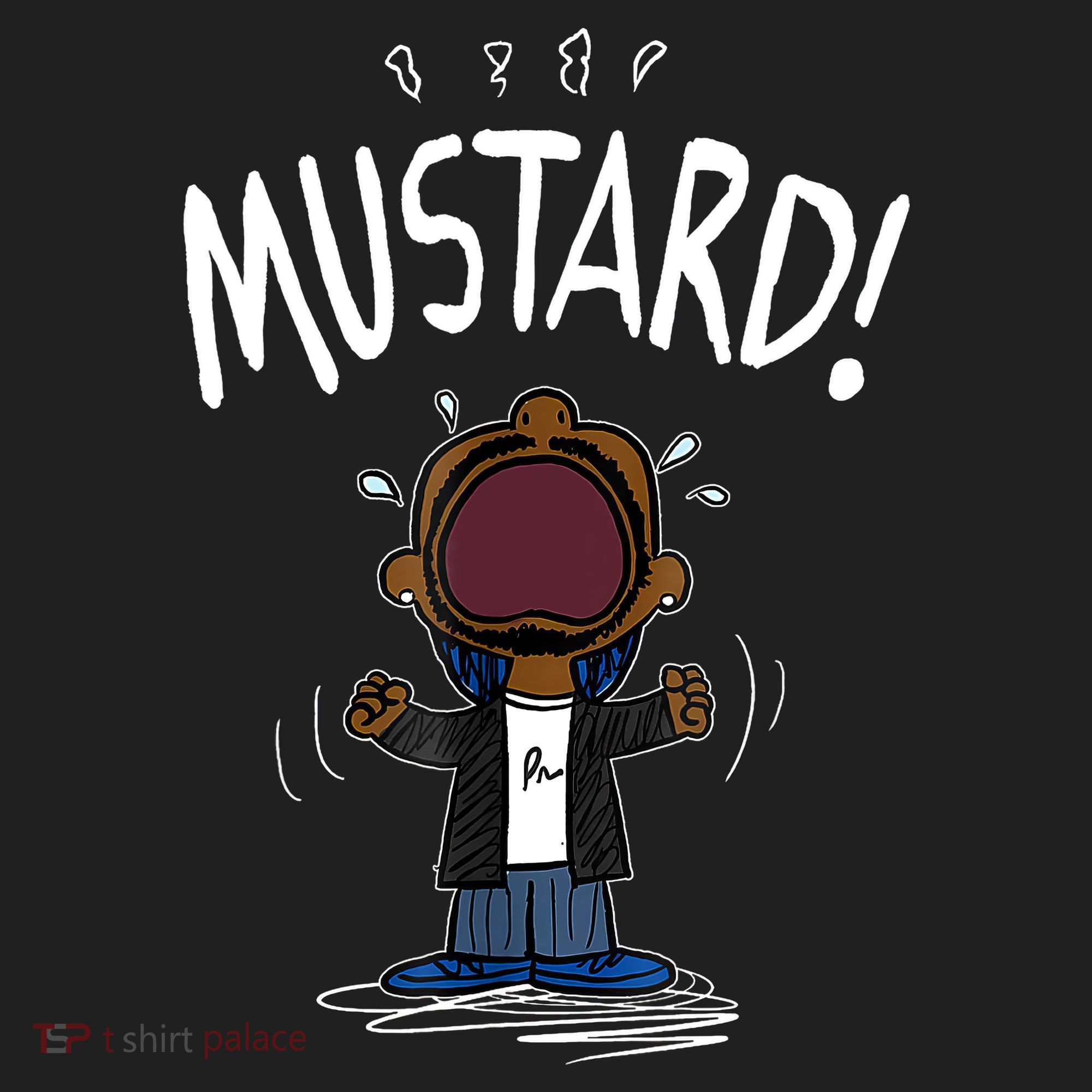 Mustard Meme Golf Towel