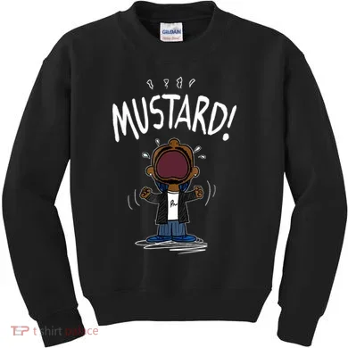 Mustard Meme Kids Sweatshirt