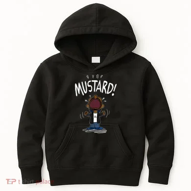 Mustard Meme Kids Hoodie