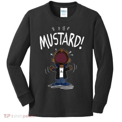Mustard Meme Kids Long Sleeve Shirt