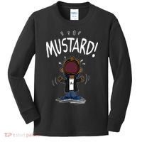 Mustard Meme Kids Long Sleeve Shirt thumb 0