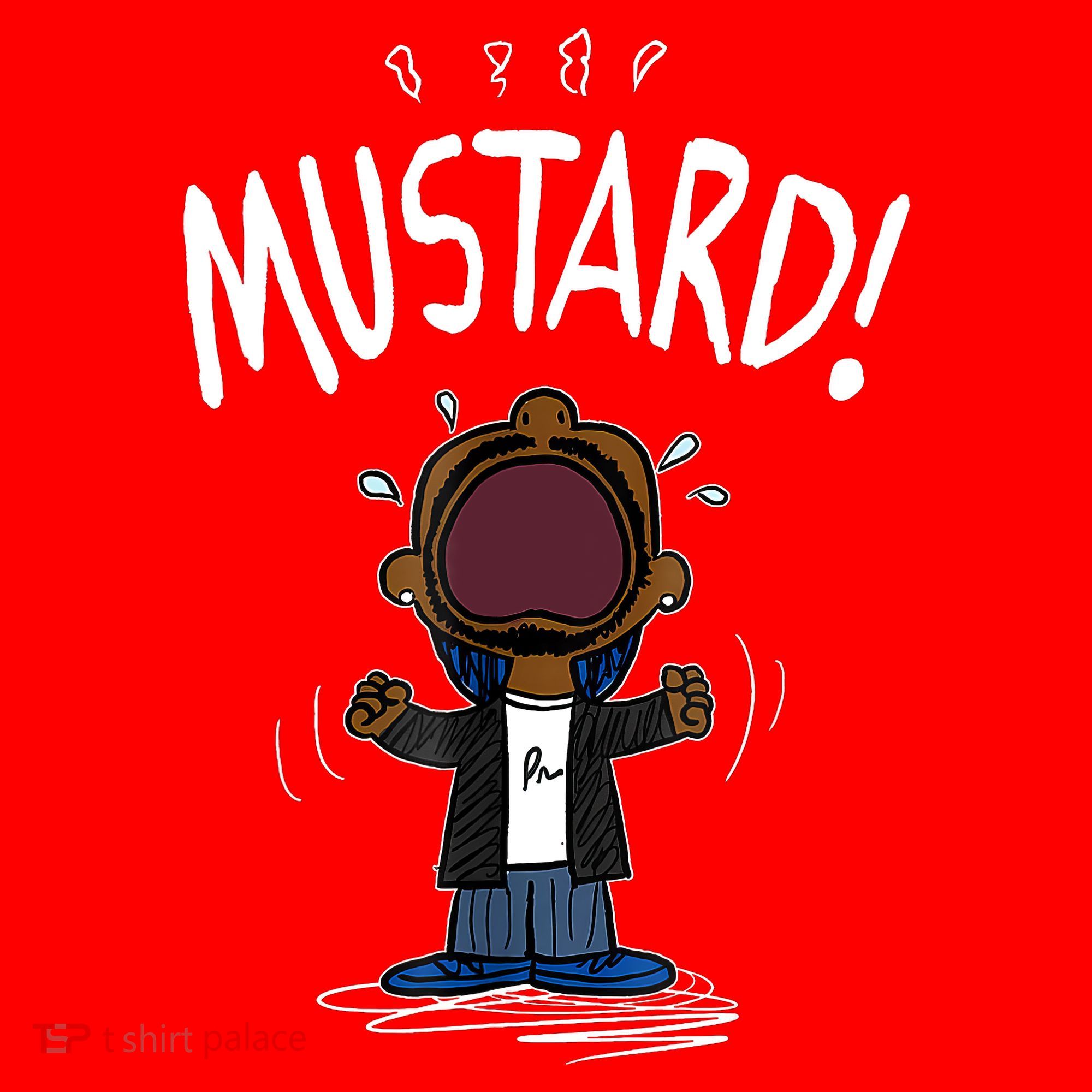 Mustard Meme Santa Hat