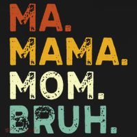 Ma Mama Mom Bruh Vintage Retro T-Shirt thumb 7