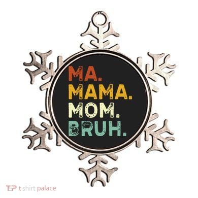 Ma Mama Mom Bruh Vintage Retro Ornament