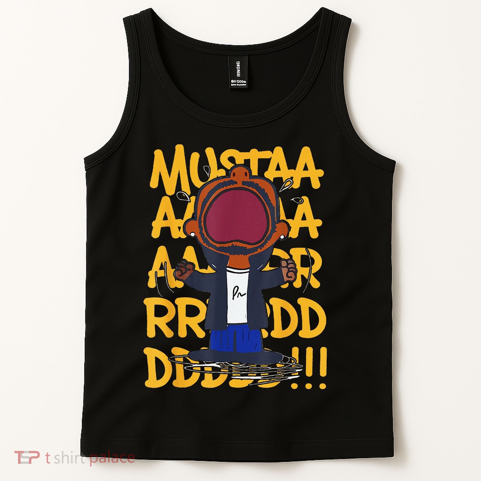 Mustard Meme Tank Top