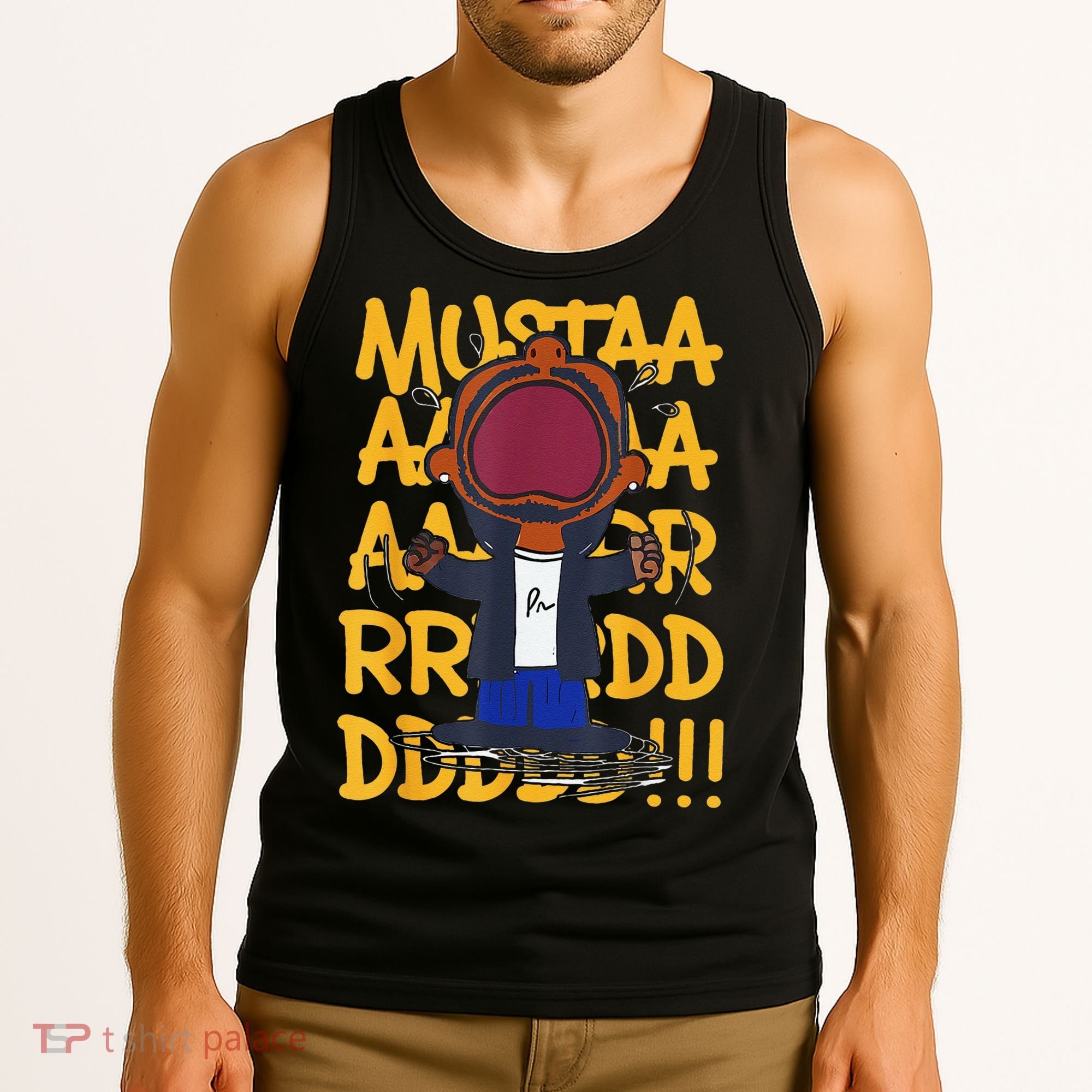 Mustard Meme Tank Top