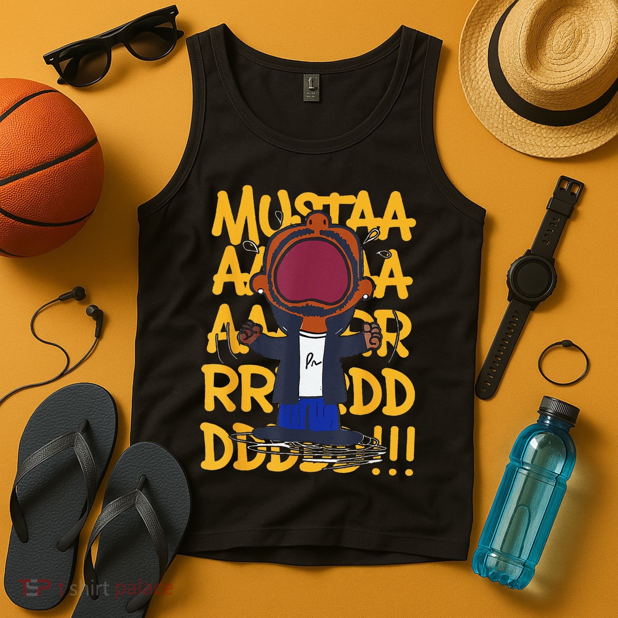 Mustard Meme Tank Top