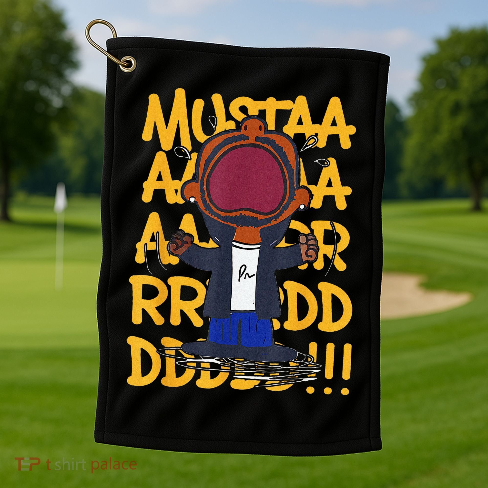 Mustard Meme Golf Towel