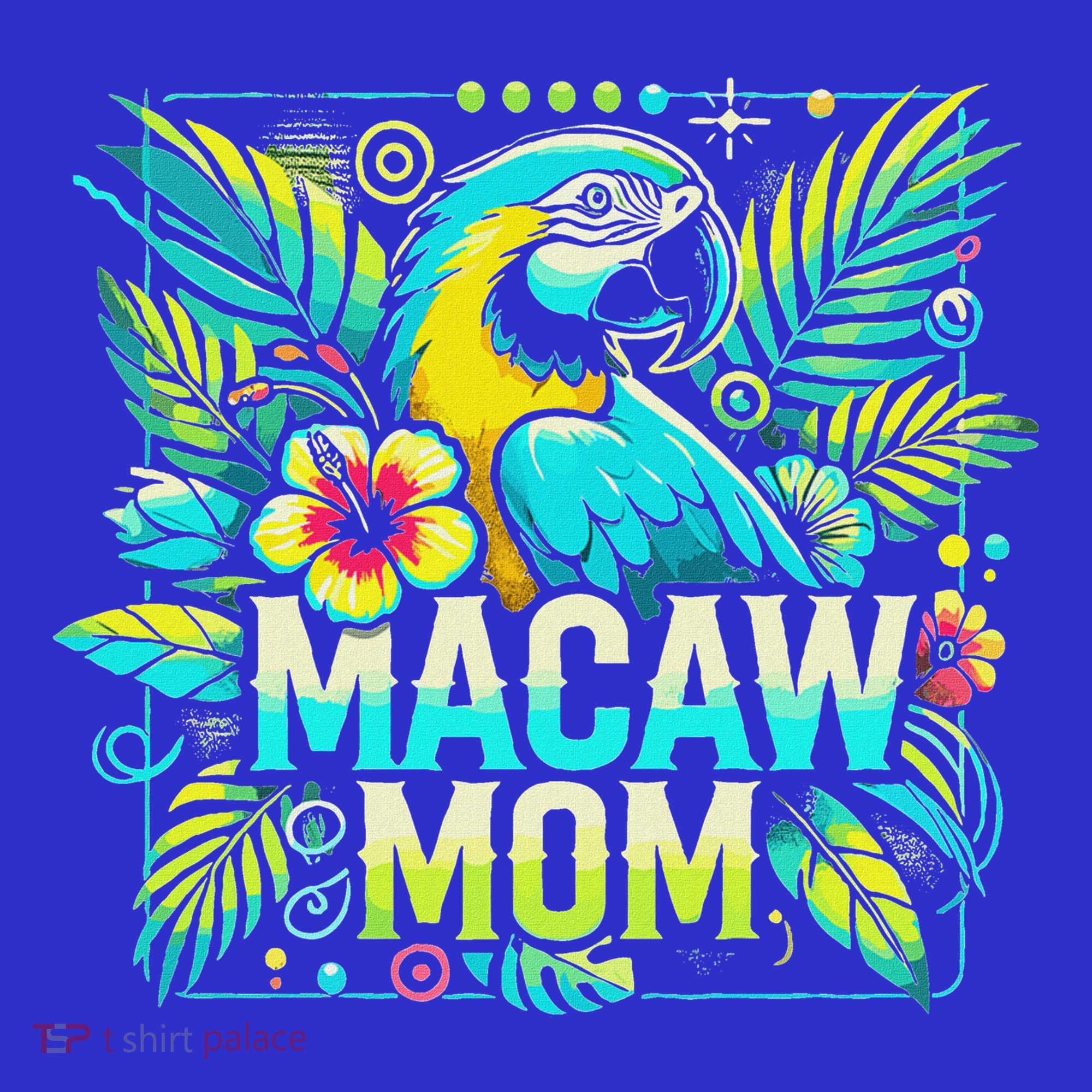 Macaw Mom Button