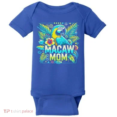 Macaw Mom Baby Bodysuit