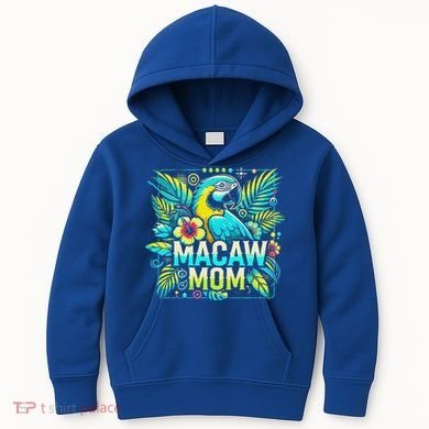 Macaw Mom Kids Hoodie