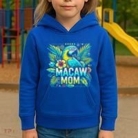 Macaw Mom Kids Hoodie thumb 3