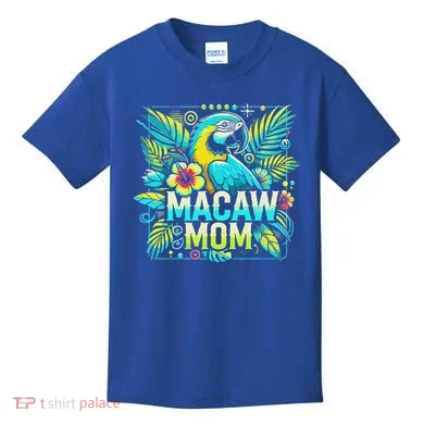 Macaw Mom Kids T-Shirt