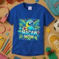 Macaw Mom Kids T-Shirt thumb 3