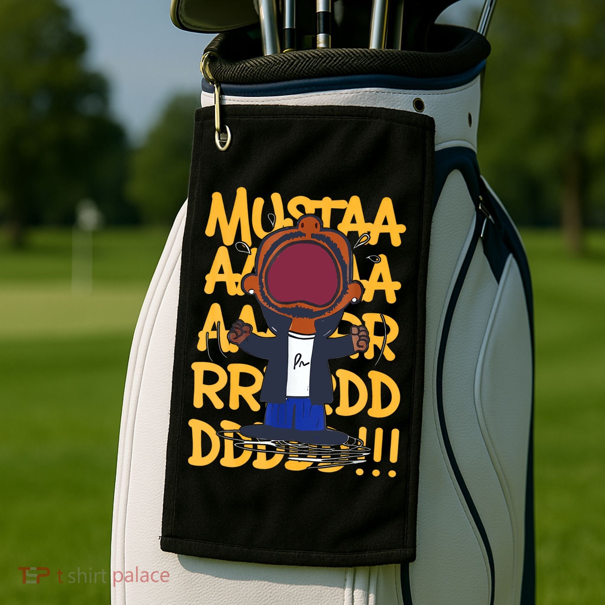 Mustard Meme Golf Towel