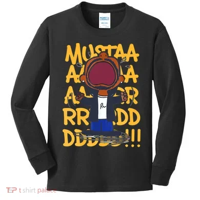 Mustard Meme Kids Long Sleeve Shirt