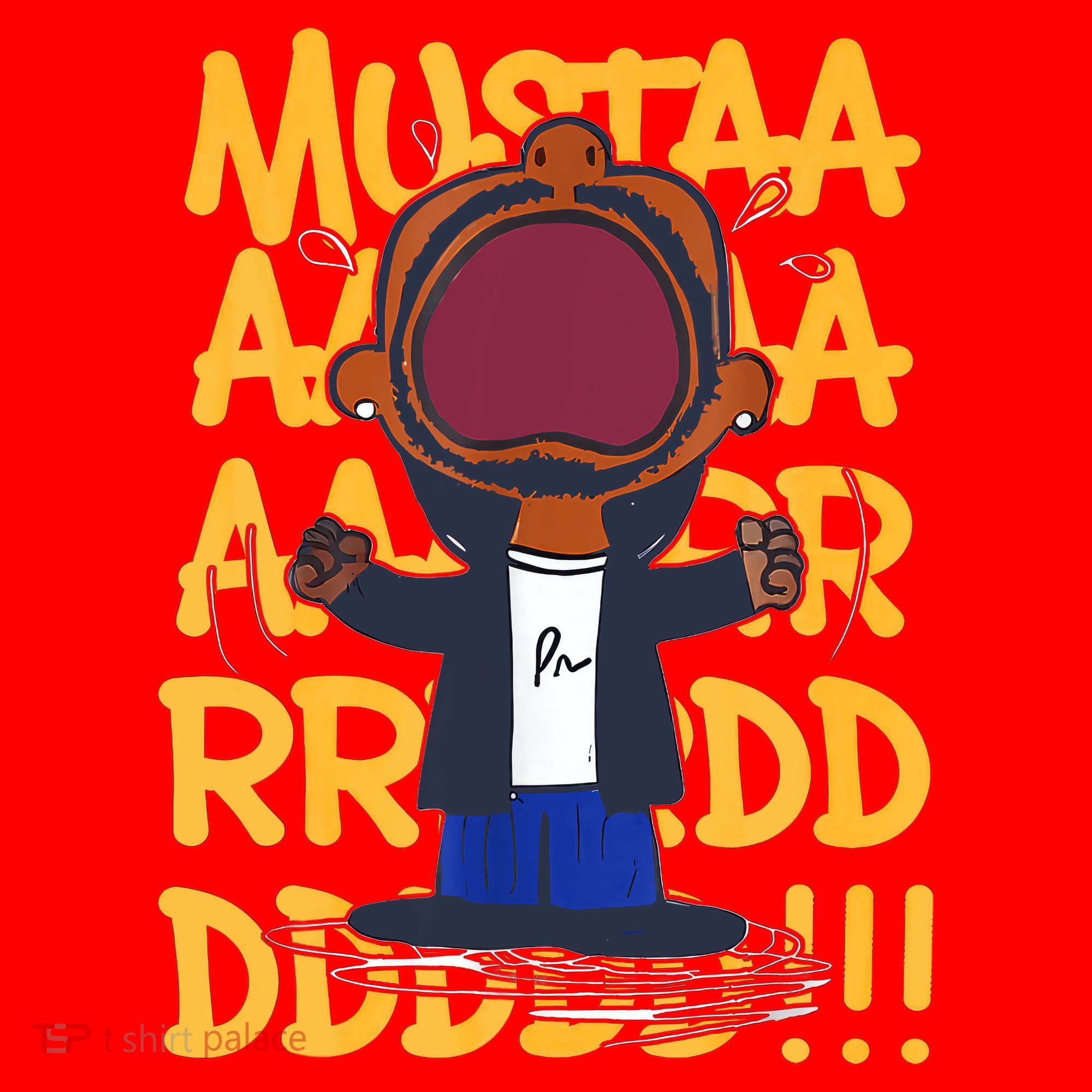 Mustard Meme Santa Hat