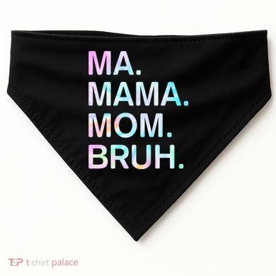 Ma Mama Mom Bruh Vintage Retro USA-Made Doggie Bandana