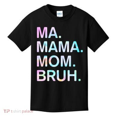 Ma Mama Mom Bruh Vintage Retro Kids T-Shirt