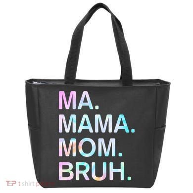 Ma Mama Mom Bruh Vintage Retro Tote Bag
