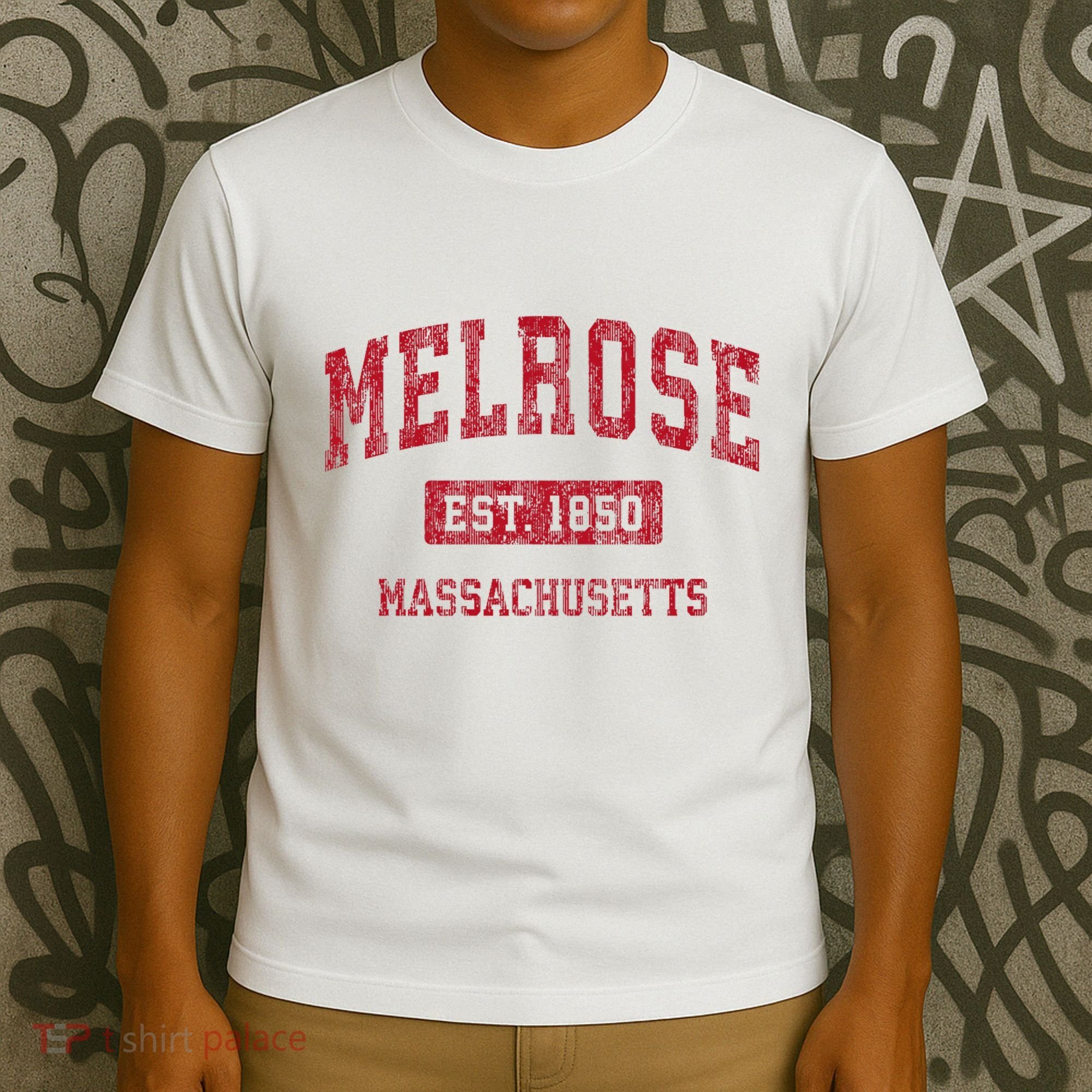 Melrose Massachusetts Ma Vintage Sports T-Shirt