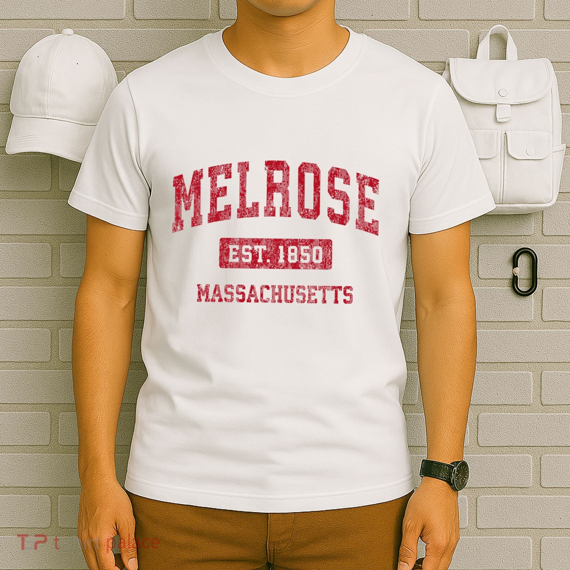 Melrose Massachusetts Ma Vintage Sports T-Shirt