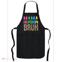 Mama Mommy Mom Bruh Cheetah Print Apron thumb 0