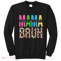 Mama Mommy Mom Bruh Cheetah Print Sweatshirt thumb 0