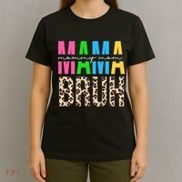 Mama Mommy Mom Bruh Cheetah Print T-Shirt thumb 4
