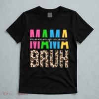 Mama Mommy Mom Bruh Cheetah Print T-Shirt thumb 5