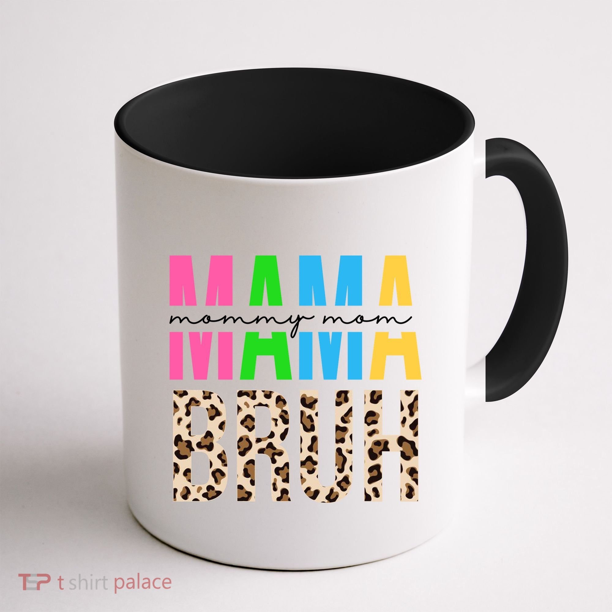 Mama Mommy Mom Bruh Cheetah Print Coffee Mug