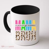 Mama Mommy Mom Bruh Cheetah Print Coffee Mug thumb 0