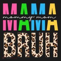 Mama Mommy Mom Bruh Cheetah Print Women's Hoodie thumb 2
