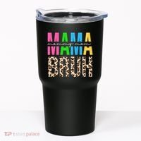 Mama Mommy Mom Bruh Cheetah Print Tumbler thumb 0