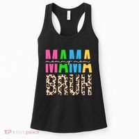 Mama Mommy Mom Bruh Cheetah Print Women's Tank Top thumb 0