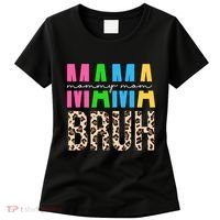 Mama Mommy Mom Bruh Cheetah Print Women's T-Shirt thumb 0