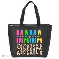 Mama Mommy Mom Bruh Cheetah Print Tote Bag thumb 0