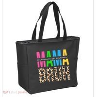 Mama Mommy Mom Bruh Cheetah Print Tote Bag thumb 2