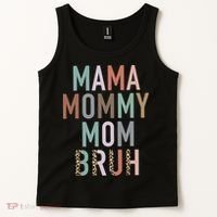 Mama Mommy Mom Bruh Ma Gifts Funny Saying Mom Tank Top thumb 2