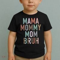 Mama Mommy Mom Bruh Ma Gifts Funny Saying Mom Toddler T-Shirt thumb 2