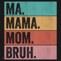 Ma Mama Mom Bruh Vintage Retro Sweatshirt thumb 3