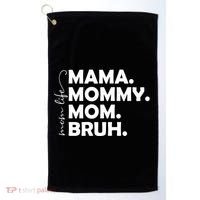 Mama Mommy Mom Bruh Life Golf Towel thumb 0