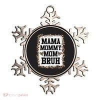 Mama Mommy Mom Bruh Bleached Leopard Mother Day Ornament thumb 0