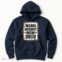 Mama Mommy Mom Bruh Bleached Leopard Mother Day Hoodie thumb 0