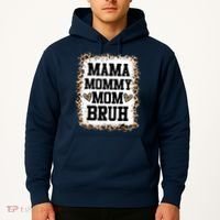 Mama Mommy Mom Bruh Bleached Leopard Mother Day Hoodie thumb 2