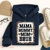 Mama Mommy Mom Bruh Bleached Leopard Mother Day Hoodie thumb 4