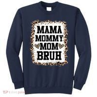 Mama Mommy Mom Bruh Bleached Leopard Mother Day Sweatshirt thumb 0